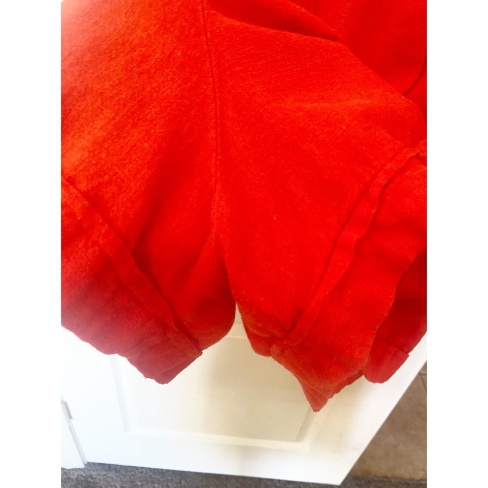 A New Day Orange Linen-Rayon Wrap Romper Dress XL - Picture 5 of 8